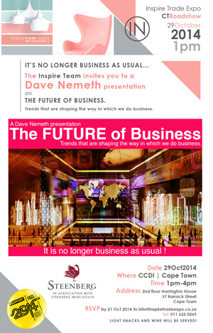 KSA CT members invite to Inspire Road Show talk on 'The Future of Business'